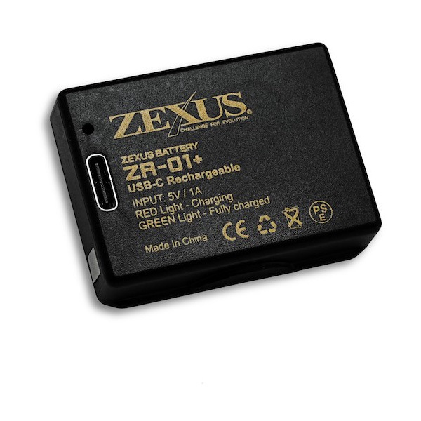 ZEXUS 専用リチウム電池 ZR-01+ ZR01PLUS | 作業用・工事用等の安全