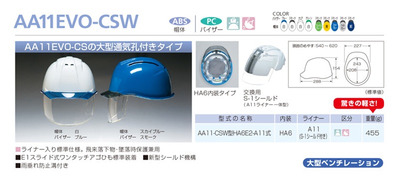 DIC �إ��å� ������ �̵��� ��������� ABS AA11EVO-CSW (HA6����/S-1��������դ�A11�饤�ʡ�) �����ʪ ������ݸ�