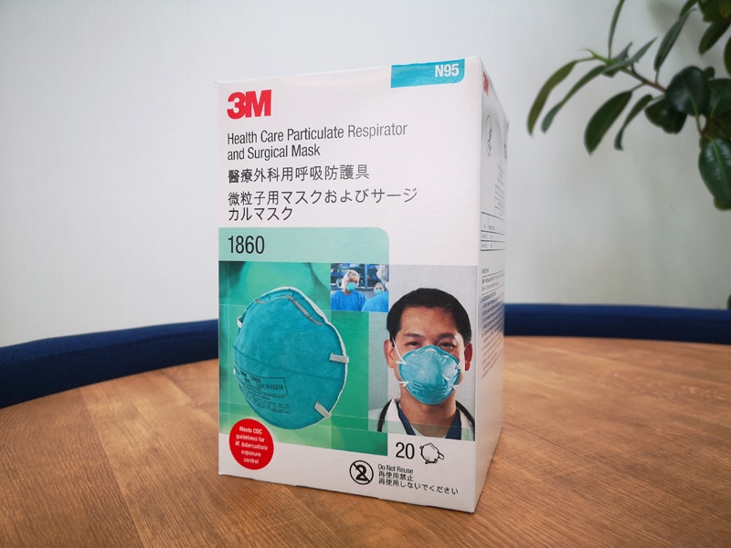N95 マスク 医療用 3M CDC NIOSH 検定合格 Aura 微粒子用マスク カップ 