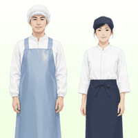 厨房・食品加工向けエプロンイメージ