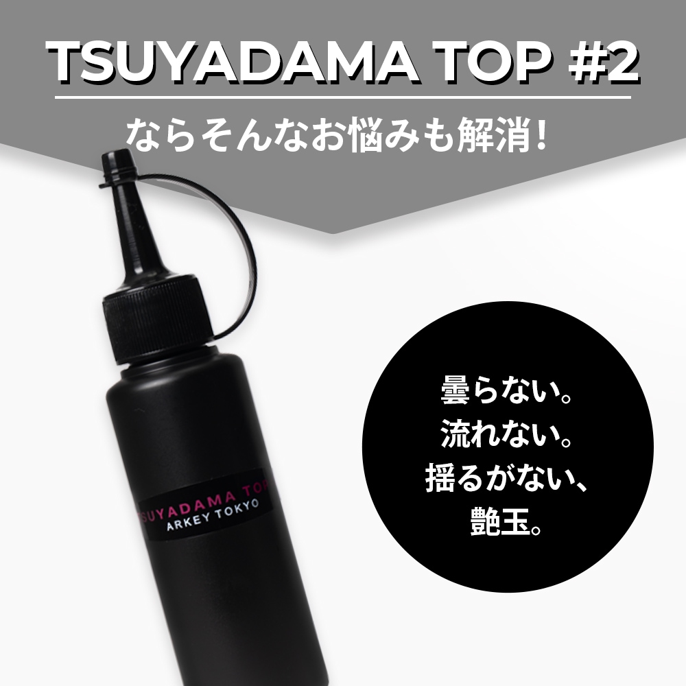 アーキートーキョー　ノンワイプトップ#2 艶玉トップ #2【業務用リフィル】 | クリア,#2 艶玉トップ | ARKEY TOKYO