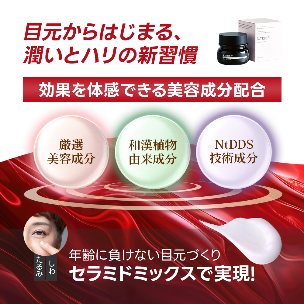 毛穴・年齢肌が気になる方にB.TRIBE ビトライブ スキンケア