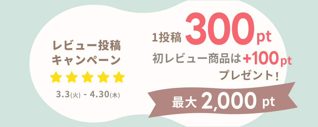 レビュー投稿キャンペーン