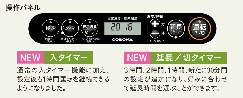 9畳用]石油ファンヒーター FH-G3224Y(W) | OUTLET | CORONA公式