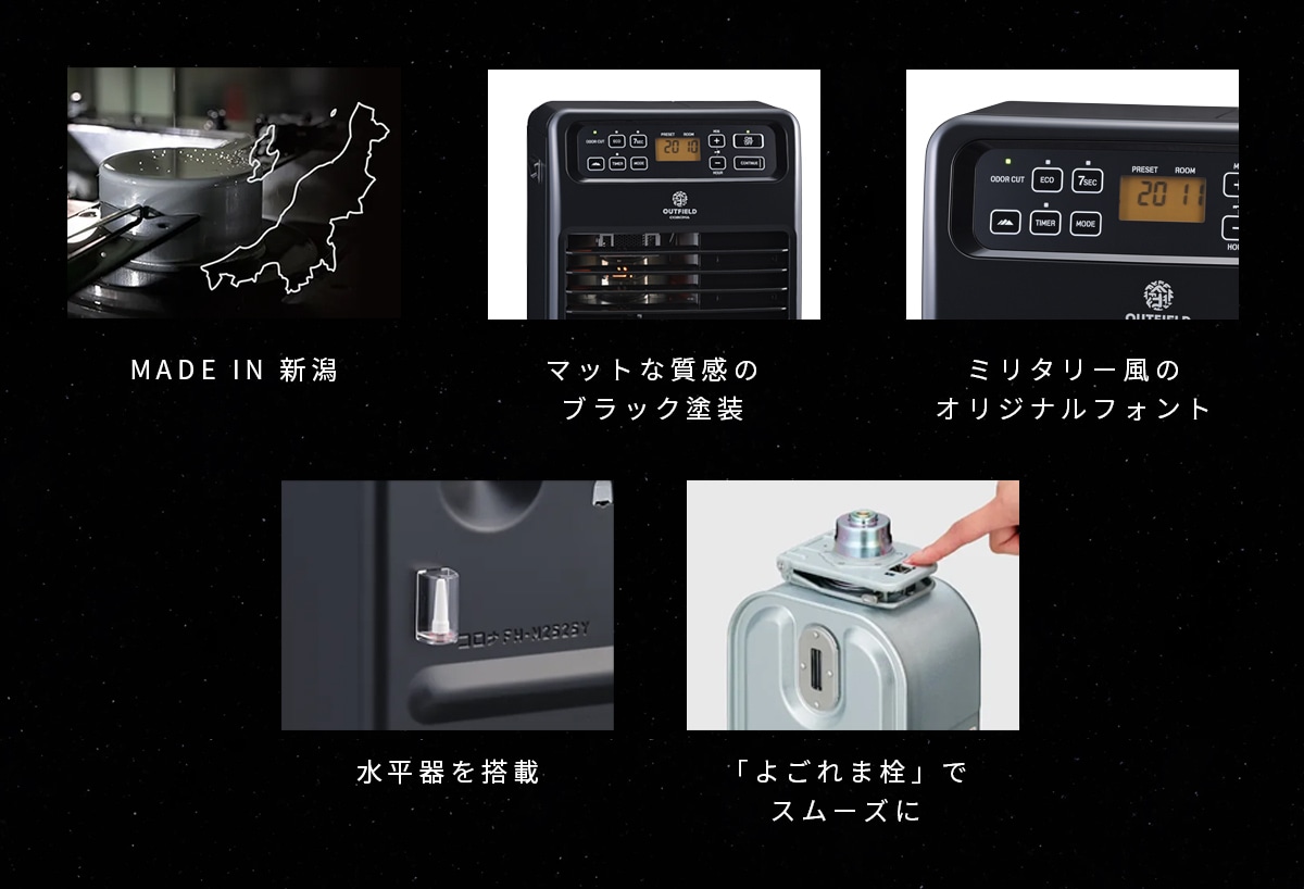 OUTFIELD】【NIGHT BLACK EDITION】【コロナストア限定】【3.3kW