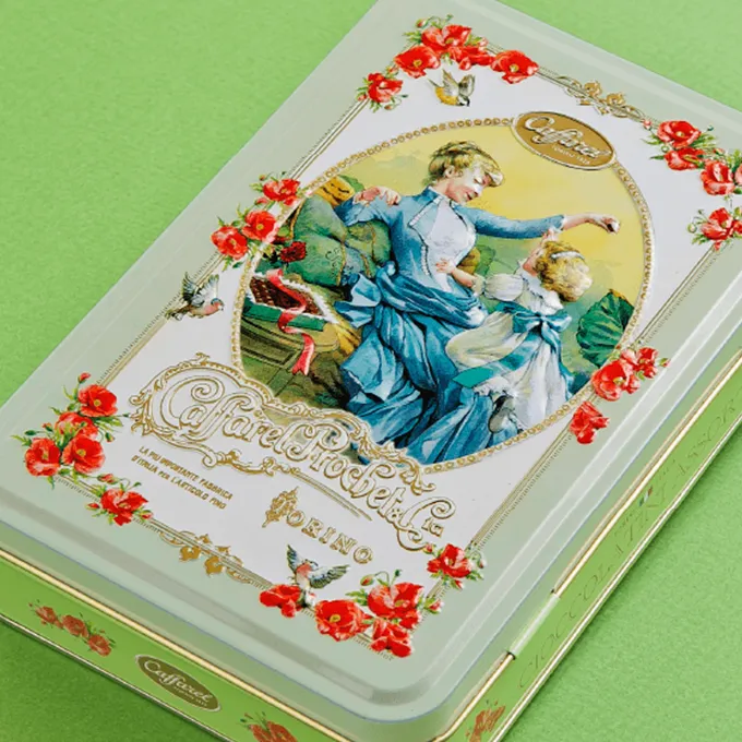 カファレルのアンティーク調カファレル缶