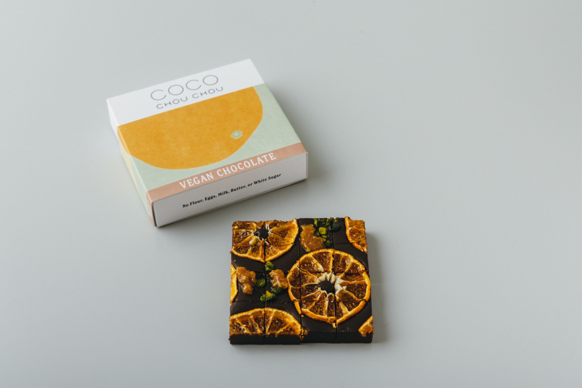 ★ choco._.piページ★(完成！) ヴィーガン生チョコレート（マンダリンオレンジ） | ヴィーガン