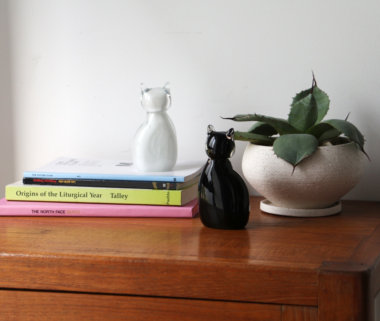 ビンテージNYBRO社製　猫のガラスオブジェ　おまけ付き ビンテージNYBRO社製 猫のガラスオブジェ おまけ付き ビンテージNYBRO