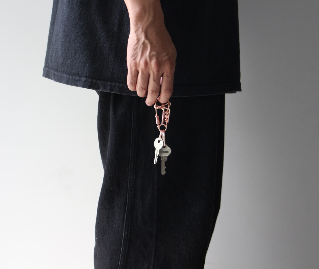 メタル ワイヤー カラビナ 