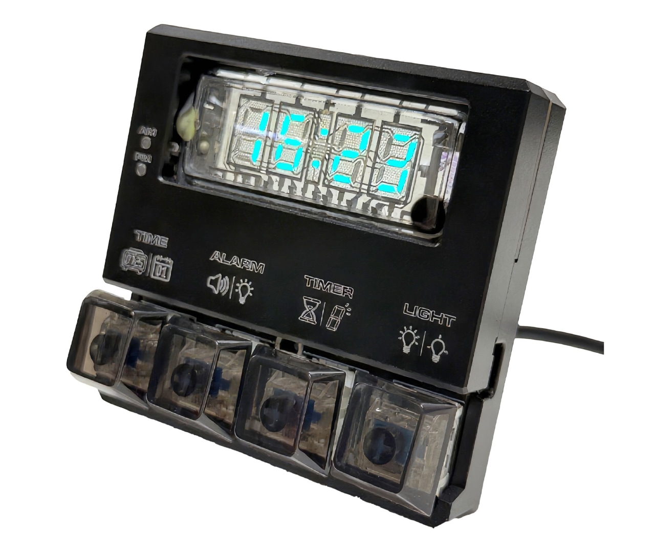LGL Studio VFD デスク クロック | VFD搭載のレトロフューチャーな時計