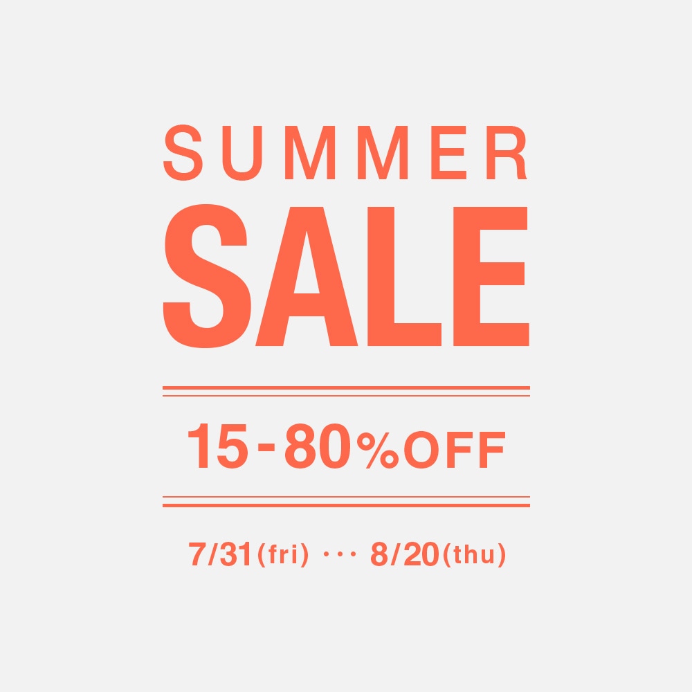 SUMMER SALE|夏のセール upto 80%off