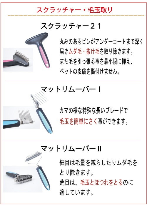 スクラッチャー21 ペット用 犬用 トリミング用品 グルーミング ブルー