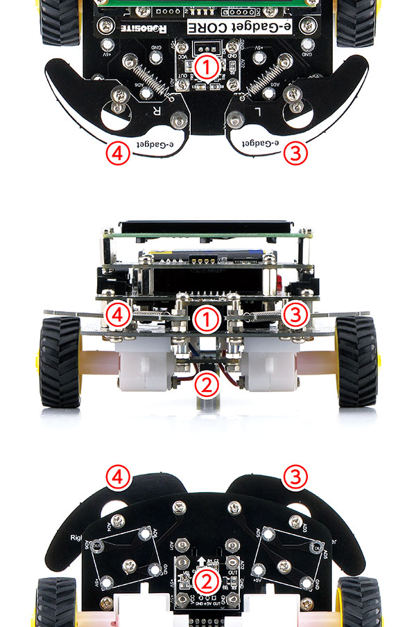 売り廉価e-gadget TT ロボットプログラミングキット 4台セット その他