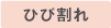 ひび割れ