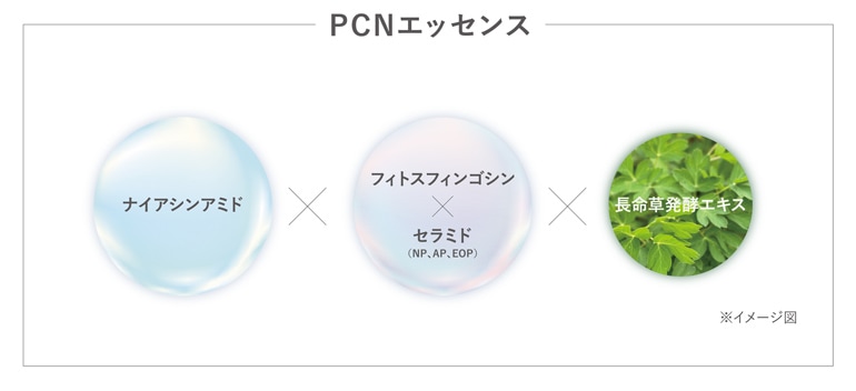 PCNエッセンス（ナイアシンアミド×フィトスフィンゴシン×セラミド×長命草発酵エキス）