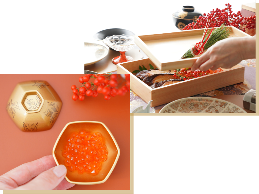 滝沢眞規子さんデザインのお正月のお祝いお皿 滝沢眞紀子さん タキマキ