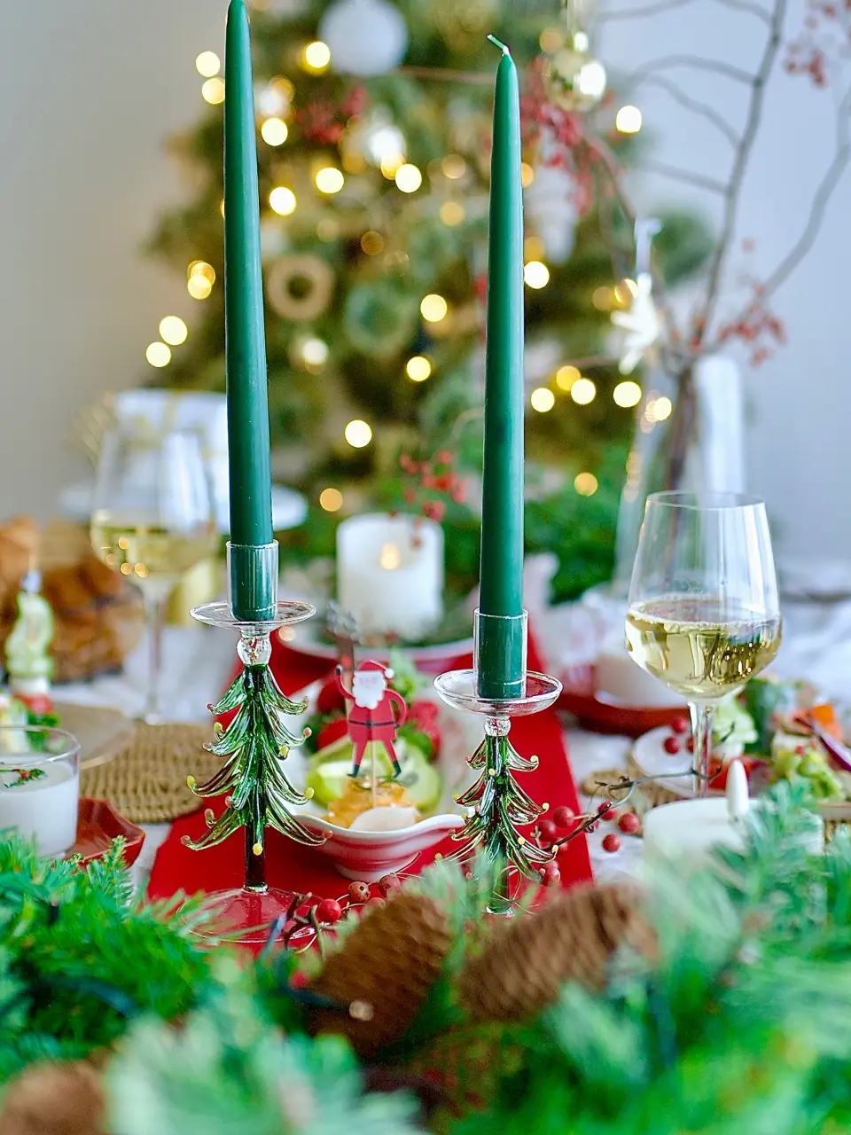 クリスマスのテーブル