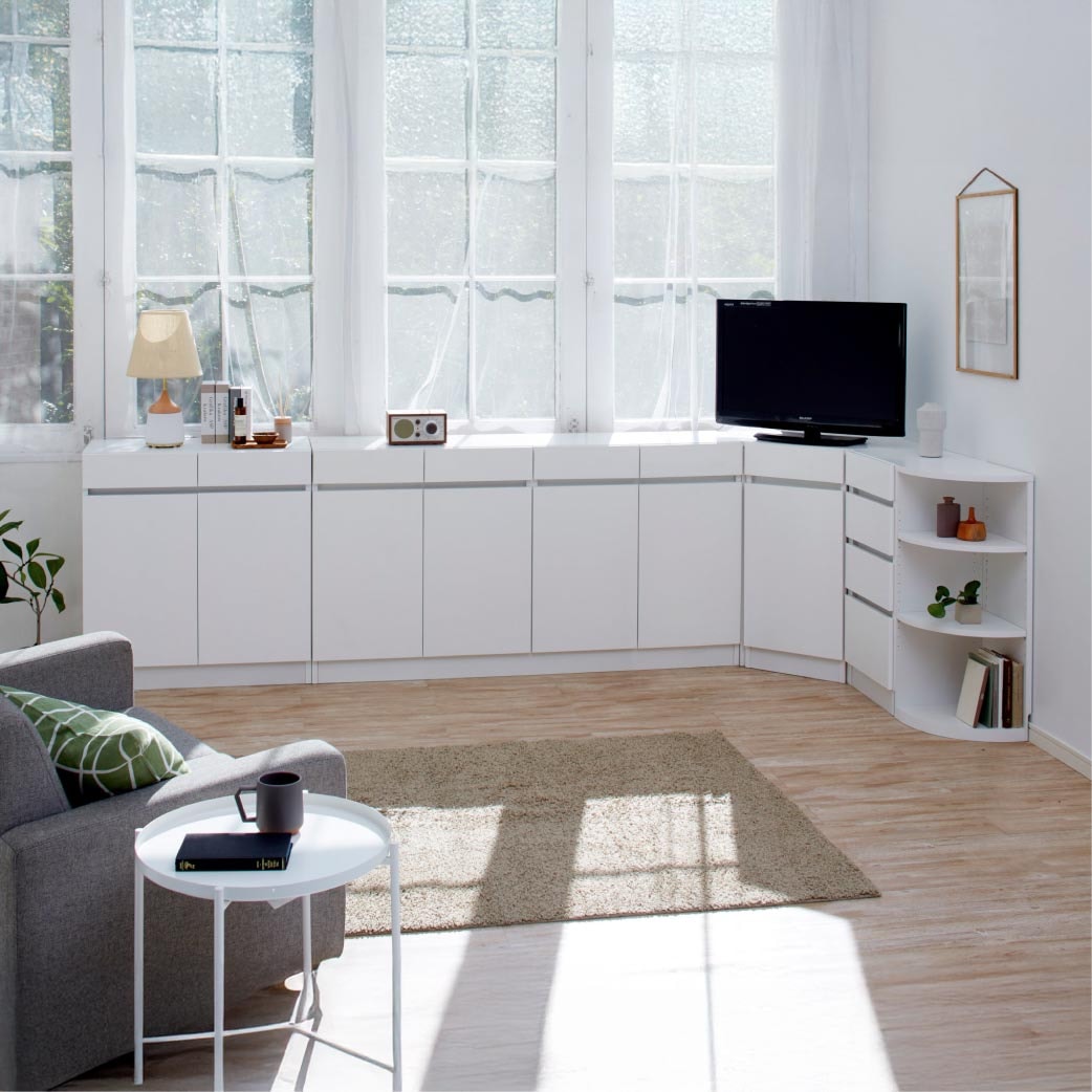 カウンター下収納例1