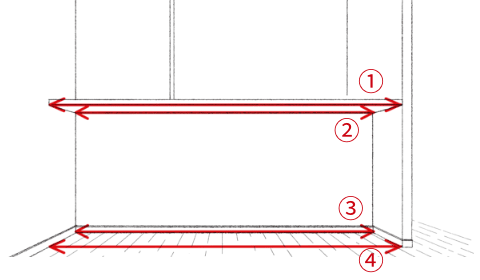 両サイドが壁や家具