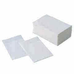 ６折り紙ナプキン　白（1000枚入）　×1セット