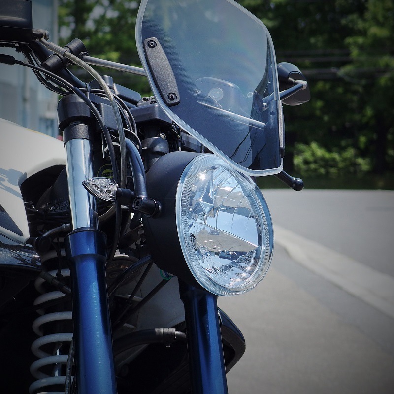 BMW R1150R ロックスター ユーロカスタム ヘッドライト回り
