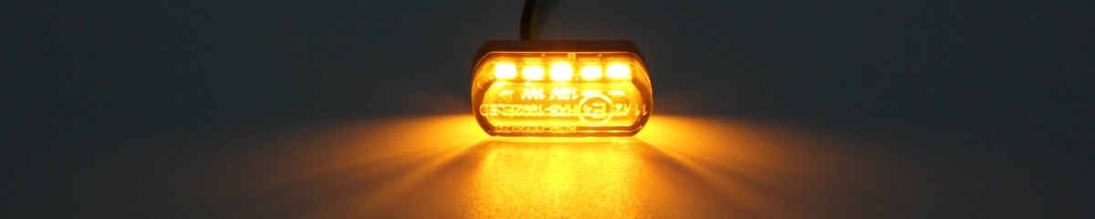 マイクロライン LEDウインカー スモークレンズ 点灯イメージ