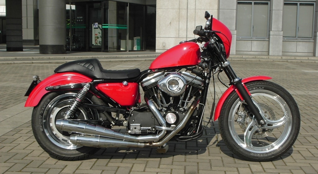 スポーツスターXLH88のローダウン
