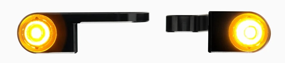 ハーレーのフロント用mo.blaze tens1 LEDウインカー