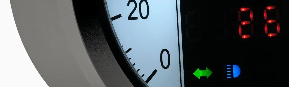 motoscope tiny black点灯時・LED表示