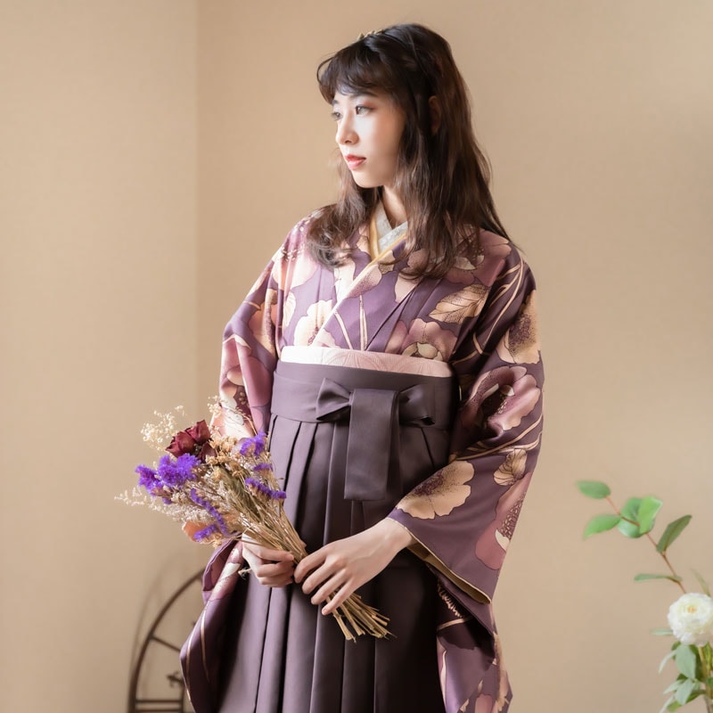 G936 紫　ポピー 大学生袴