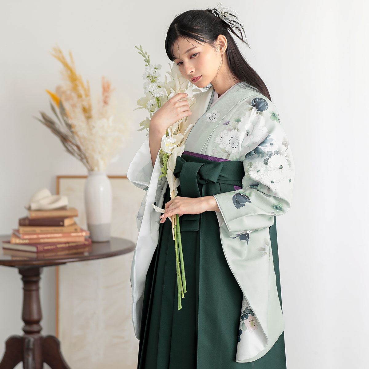 軽やかに動ける大学生袴（二尺袖袴）