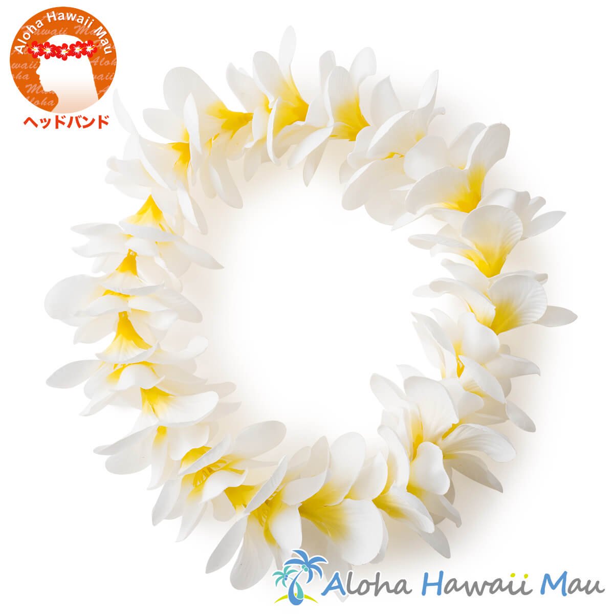 プルメリア ヘッドバンド ピンク プルメリア フラ ポォ | フラダンス