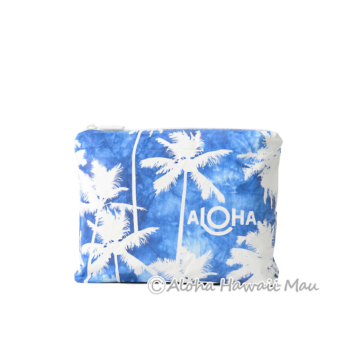 ハワイアン ALOHA Collection アロハコレクション ポーチM ハワイのポーチ パーム ブルー