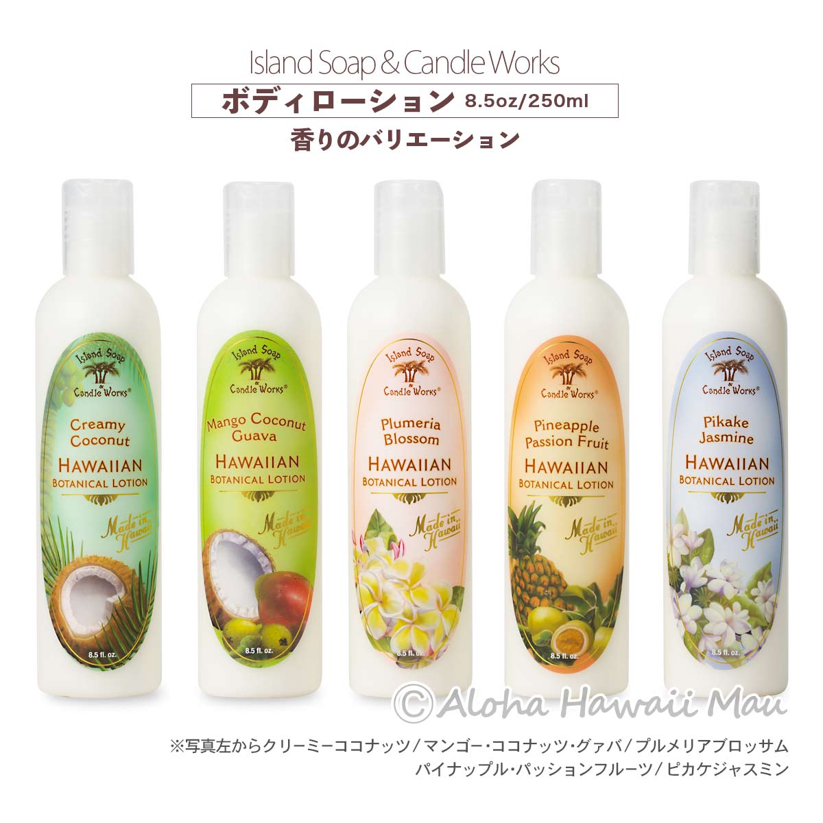 ボディローション 250ml ボディローション クリーミーココナッツの香り 250ml Island