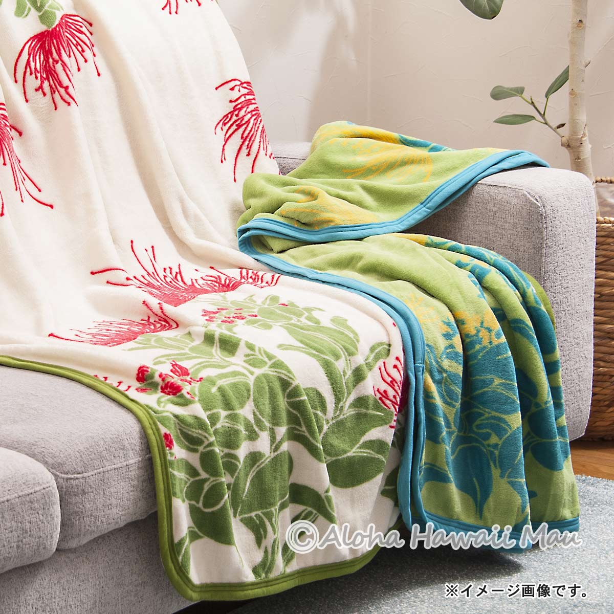 Kauhale Living カウハレ リビング  ハワイアン ブランケット ひざ掛け 毛布 イメージ 