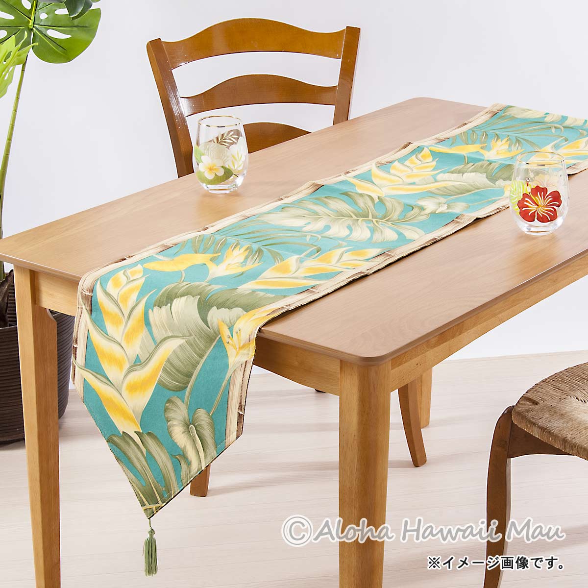 Kauhale Living カウハレ リビング ハワイアンテーブルランナー