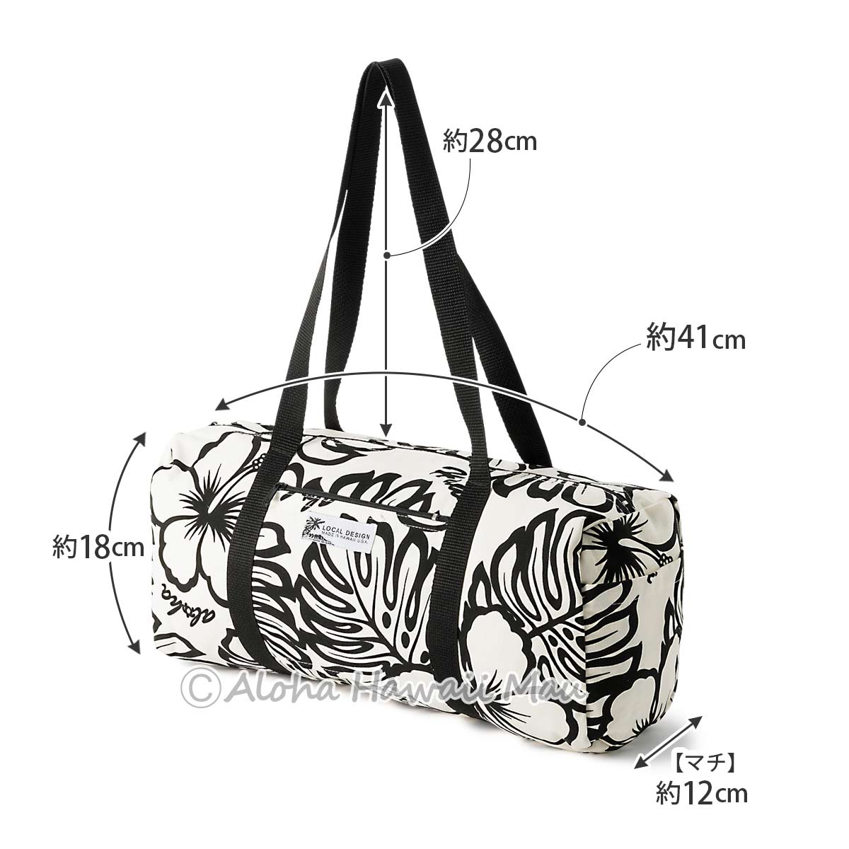 ハワイアン ミニボストンバッグ ダッフルバッグ ハワイアンバッグ