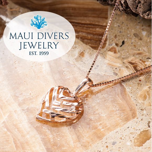 Maui Divers Jewelry マウイダイバーズジュエリー アロハハート-