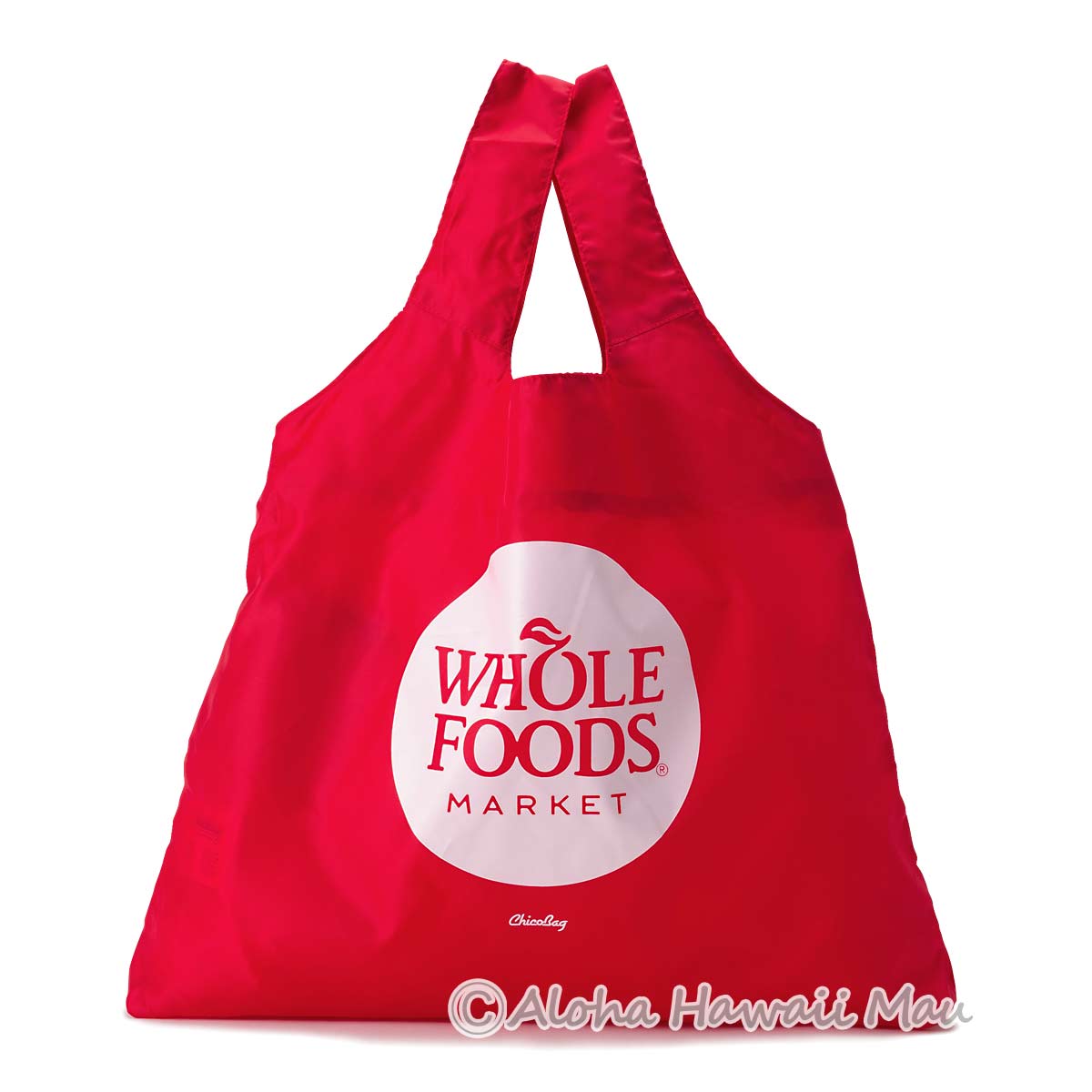 ホールフーズマーケット 折りたたみ エコバッグ レッド CHICO BAG