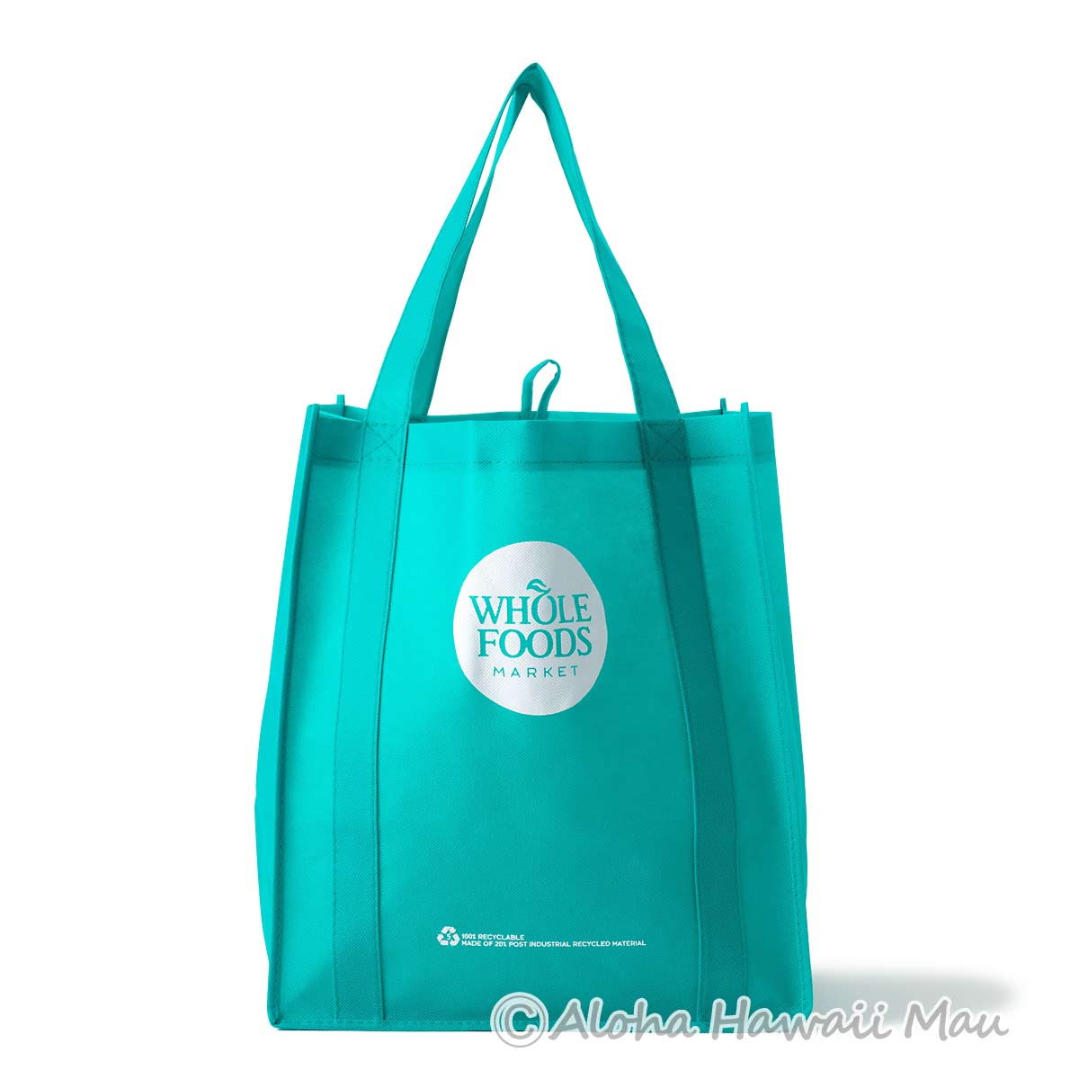 ハワイ限定〉ホールフーズマーケット 不織布 エコバッグ エメラルド