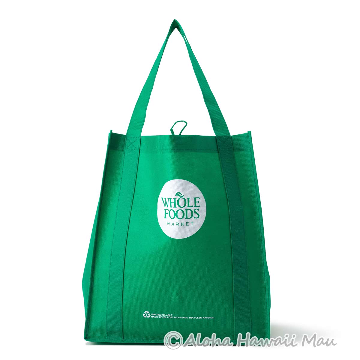 ハワイ限定〉ホールフーズマーケット 不織布 エコバッグ グリーン