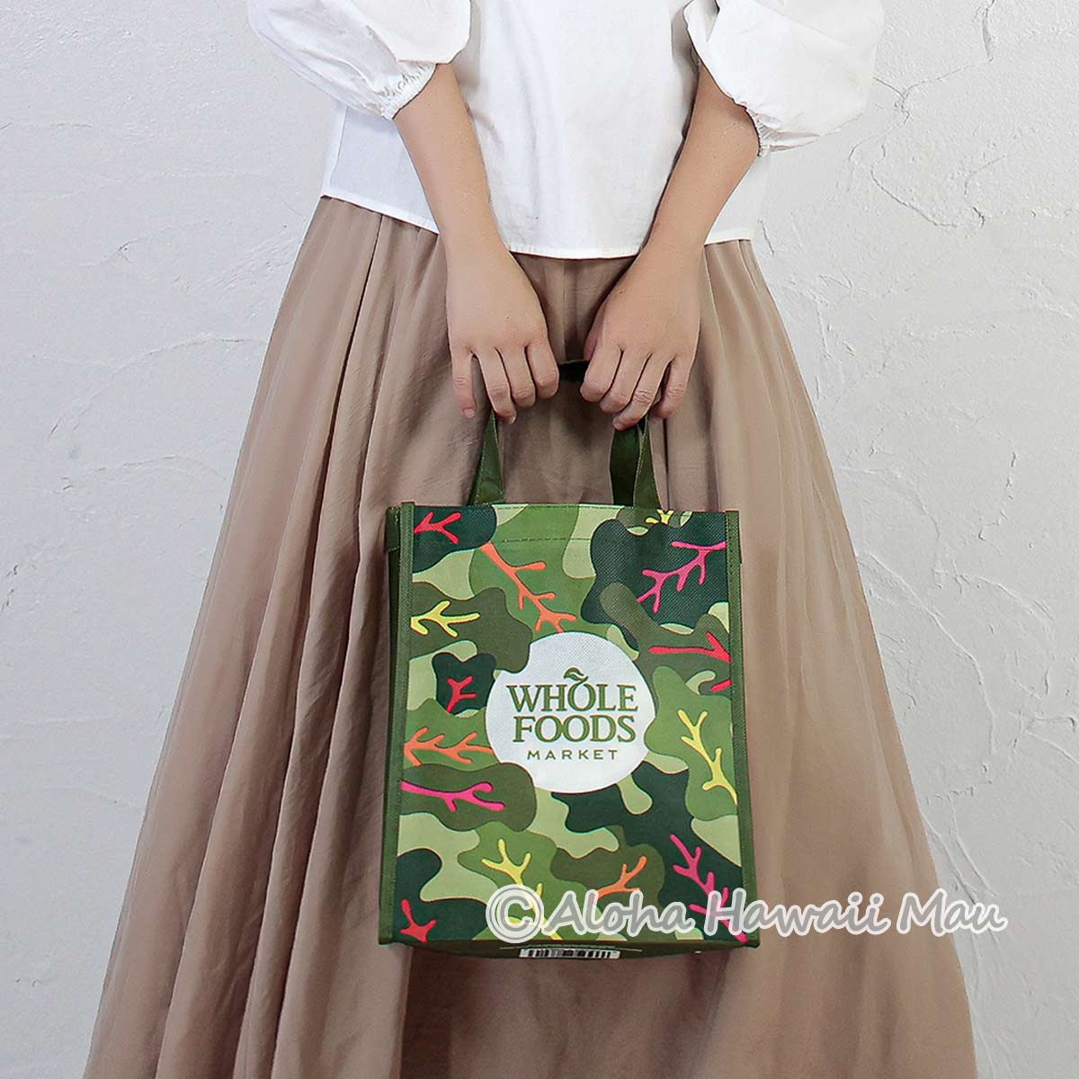 ホールフーズマーケット エコバッグ 野菜柄 エコバッグ スモール