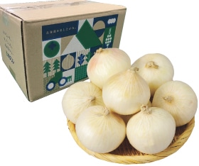 旬の商品】甘み際立つ真っ白な玉ねぎ「真白（ましろ）」
