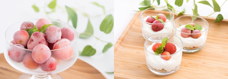 冷凍さくらんぼ 佐藤錦のしずく 24粒 | HOKUREN GREEN +PLUS