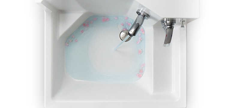 クリナップ 洗面化粧台 ファンシオ [Fancio]：オールスライドタイプ(体重計収納付き) 間口600mm 2面鏡 LED - 3