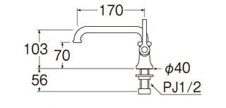 SANEI(株) SANEI 厨房用 立形自在水栓(共用形) A5310-13 の購入詳細