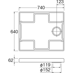 SANEI ѥ W740D640H60 H5414-740 ˡ