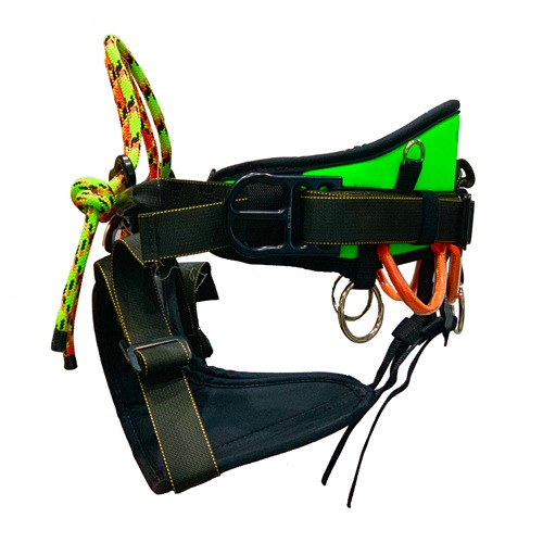 ダブルセーフサドル【リミテッド版グリーン】 CLIMBING/ツリークライミング,HARNESSES/ハーネス TREE