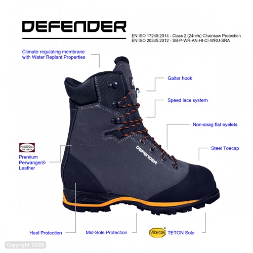Treehog Extreme Class 2 Chainsaw Boot エクストリーム クラス2 