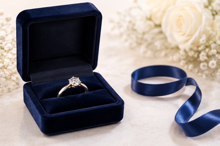 プロポーズ後に二人で婚約指輪を選べる
